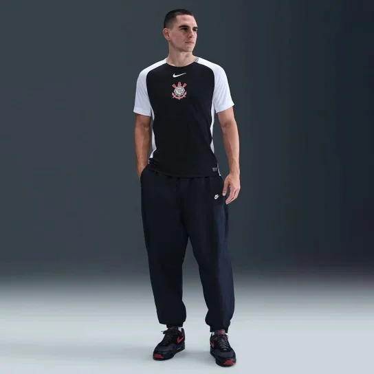 Camisa Retrô Listrada Vermelho e Preto (cópia) (cópia)