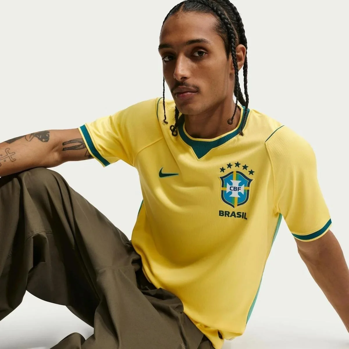 Camisa Retrô Listrada Vermelho e Preto (cópia) (cópia) (cópia)
